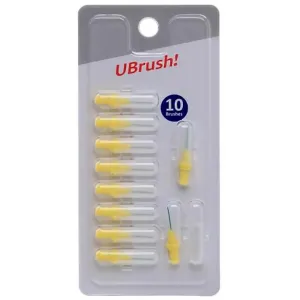 Herbadent UBrush! náhradné medzizubné kefky 0,6 mm Yellow 10 ks