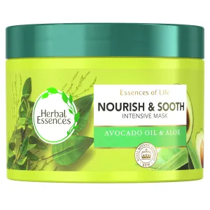 Herbal Essence Vyživujúce a vyhladzujúci maska pre suché vlasy Avocado Oil & Aloe (Intensive Mask) 450 ml