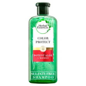 Herbal Essence Šampón pre suché a farbené vlasy Potent Aloe + Mango ( Color Protect & Shine Shampoo) 380 ml