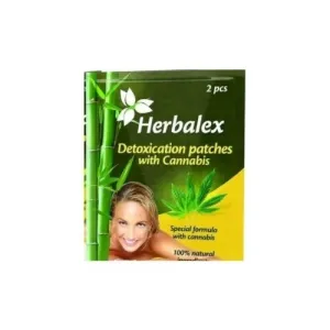 Herbalex Detoxikačné náplasti s konopou na detoxikáciu organizmu 2 kusy