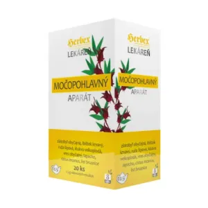 HERBEX Lekáreň MOČOPOHLAVNÝ aparát bylinná zmes, čaj 20x3 g (60 g)
