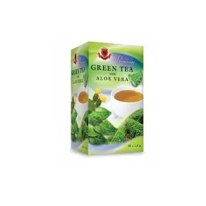 HERBEX Premium GREEN TEA S ALOE VERA zelený čaj 20x1,5 g (30 g)