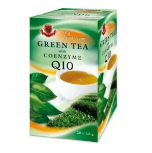 HERBEX Premium GREEN TEA S Q10 zelený čaj 20x1,5 g (30 g)