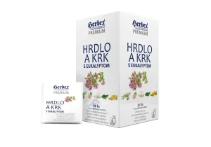 HERBEX Premium HRDLO A KRK s eukalyptom bylinná zmes, čaj 20x1,5 g (30 g)