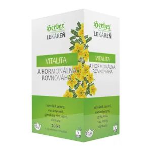 HERBEX Lekáreň VITALITA a hormonálna  rovnováha bylinná zmes, čaj 20x3 g (60 g)