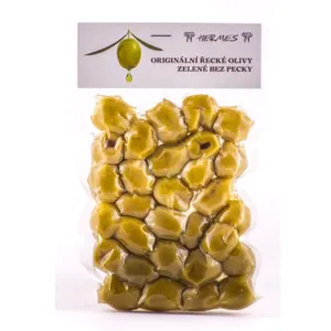 HERMES Vacum zelené olivy bez kôstky 140 g