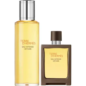 Hermes Terre d´Hermès Eau Intense Vétiver darčeková kazeta parfumovaná voda 30 ml + parfumovaná voda náplň 125 ml pre mužov