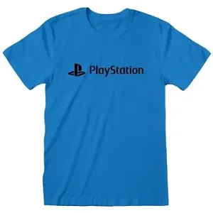 PlayStation – Black Logo – tričko L