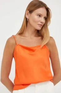 Blúzka Herskind dámska, oranžová farba, jednofarebná