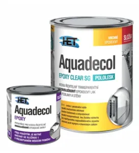 AQUADECOL EPOXY CLEAR SG - Epoxidový lak na steny 2,75 kg transparentný polomatný