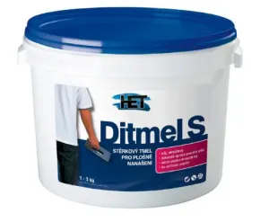 DITMEL S - Stierkový tmel pre plošné nanášanie biely 18 kg