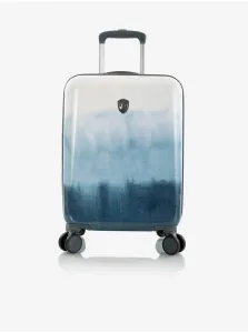 Bielo-modrý cestovný kufor Heys Tie-Dye Blue S