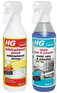 Akčný balíček HG odstraňovač plesne HGOP a HG čistič skla & zrkadiel HGCSZ