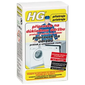 HG Prípravok na dôkladnú údržbu pračiek a umývačiek na riad 2× 100 ml #5497059