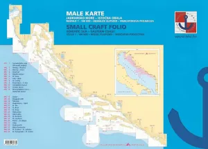 HHI Male Karte Jadransko More/Small Craft Folio Adriatic Sea Eastern Coast 2022 #290938