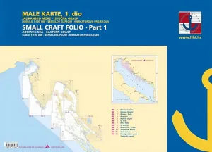 HHI Male Karte Jadransko More/Small Craft Folio Adriatic Sea Eastern Coast Part 1 2022 #290936