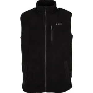 Hi-Tec HANTY FLEECE VEST HANTY FLEECE VEST - Pánska fleecová vesta, čierna, veľkosť #410917