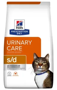 HILLS PD Feline s/d Dry granule pre mačky 1,5kg #9530218