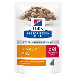 Hill’s Prescription Diet c/d Multicare Stress Urinary Care kapsička - s kuracím - výhodné balenie: 24 x 85 g