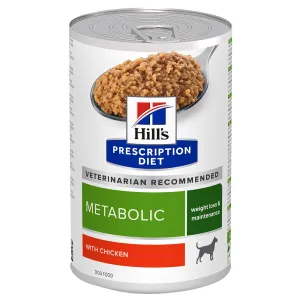 Hill's Prescription Diet Metabolic Weight Management s kuracím - 24 x 370 g