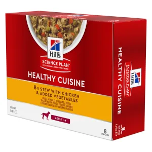 Hill’s Science Plan Adult Healthy Cuisine s kuracím - 24 x 90 g