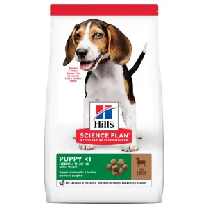 Výhodné balenia Hill's Canine 2 x veľké balenie - Puppy Lamb & Rice (2 x 14 kg)