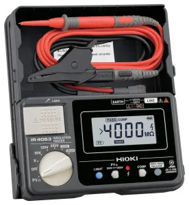 Hioki Ir4053-10 Insulation Tester, 4Gohm, 1Kv, 600G