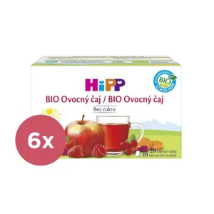 6x HiPP BIO Ovocný čaj detský (od ukonč. 4m) 20x2 g #7351359