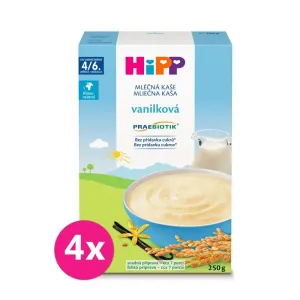 6x HiPP Kaša mliečna prvá PRAEBIOTIK® pre dojčatá vanilková od uk. 4.-6. mesiaca, 250 g #7442168