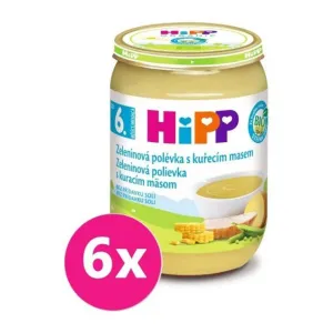 6x HiPP BIO Zeleninová polievka s kuracím mäsom 190g #7351385