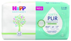Hipp Soft & Pur vlhčené čistiace obrúsky pre deti od narodenia 3x48 ks