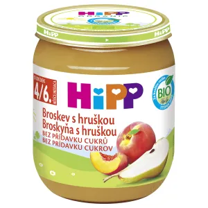 HiPP Príkrm BIO Broskyňa s hruškou