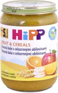 HiPP Príkrm ovocný BIO Ovocná kaša s celozrnnými obilninami 190 g