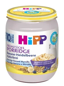HiPP BIO Raňajková ovsená kaša s banánom a čučoriedkami 160 g