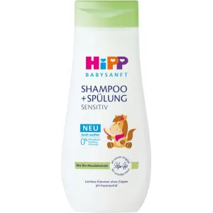HiPP BABYSANFT Detský ŠAMPÓN s kondicionérom sensitiv, na vlasy (inov. 2022) 1x200 ml