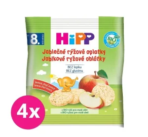 6x HIPP BIO Oblátky detské ryžové jablkové 30g #9557721