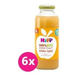 6x HiPP 100 % Bio Juice Jablečná šťáva #7351443