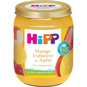 Hipp BIO SUPEROVOCIE jablko, mango a jahody ovocný príkrm 160 g