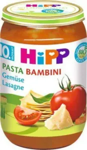 HiPP Príkrm BIO PASTA BAMBINI Zeleninové lasagne zeleninový s cestovinami 1x220 g 220 g