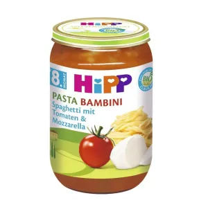 HiPP Príkrm Špagety s rajčinami a mozzarellou Junior menu (od ukonč. 7. mesiaca) 1x220 g