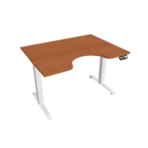 Elektricky výškovo nastavitelný stôl Hobis Motion Ergo - 2M segmentový, pamäťový ovládač Šírka: 120 cm, Farba dosky: čerešňa, Farba kovu: biela RAL 9…