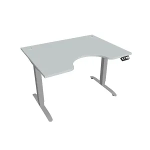 Elektricky výškovo nastavitelný stôl Hobis Motion Ergo - 2M segmentový, pamäťový ovládač Šírka: 120 cm, Farba dosky: sivá, Farba kovu: sivá RAL 9006