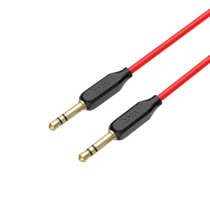 HOCO audio kábel - UPA11 AUX jack 3,5mm - 1m - Červená/Čierna KP26691