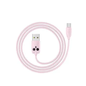 HOCO USB Kabel - KX1 USB-C 1m - Ružová KP22747