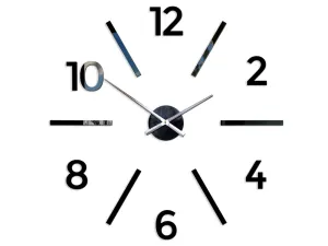 Moderné nástenné hodiny AKSEL HMCNH055 (nalepovacie hodiny na stenu)