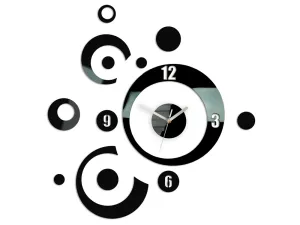 Moderné nástenné hodiny PLANET  (samolepiace hodiny na stenu)