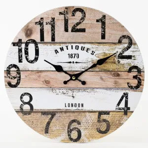 Nástenné hodiny, Flor0145, Antiques, 34cm
