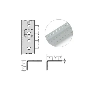 Oceľový uholníkový profil pre modulový systém hofe