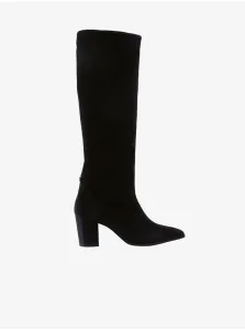 Women's black suede heeled boots Högl Dress Up - Women #8651871