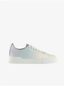 Purple and white women's leather sneakers Högl Ivy - Women